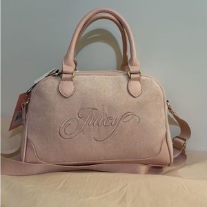 Juicy couture pink diamond rising bowler bag